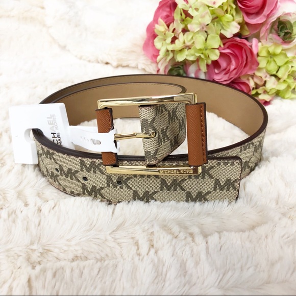 michael kors signature belt